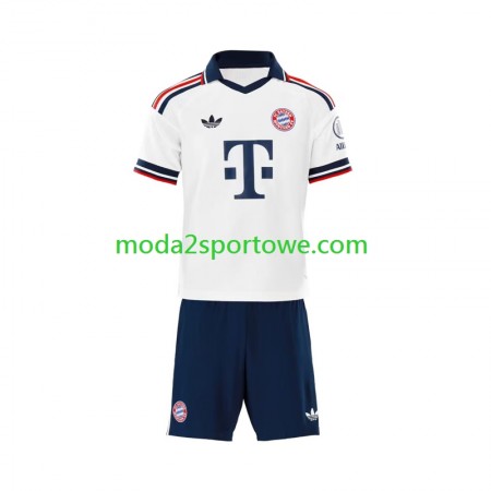 Koszulka Bayern Monachium Dziecięcy Wyjazdowe Stroje Piłkarskie 2026/27 Krótki Rękaw